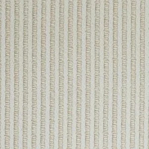 2 3/4 YD PC - Natural Beige Indoor/Outdoor Striped Woven Decorating Fabric