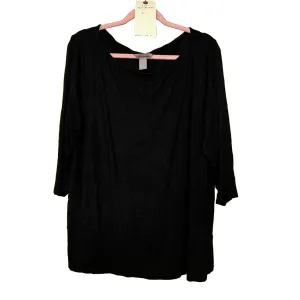 3/4 length sleeve t-shirt - 3X