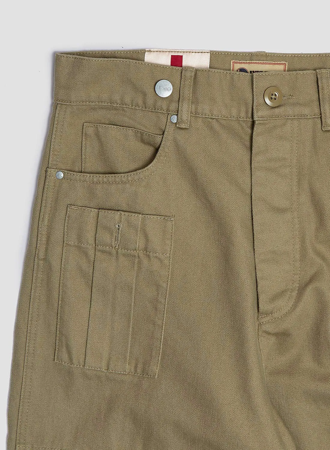 6 Pocket Pant Heavy Cotton in Army