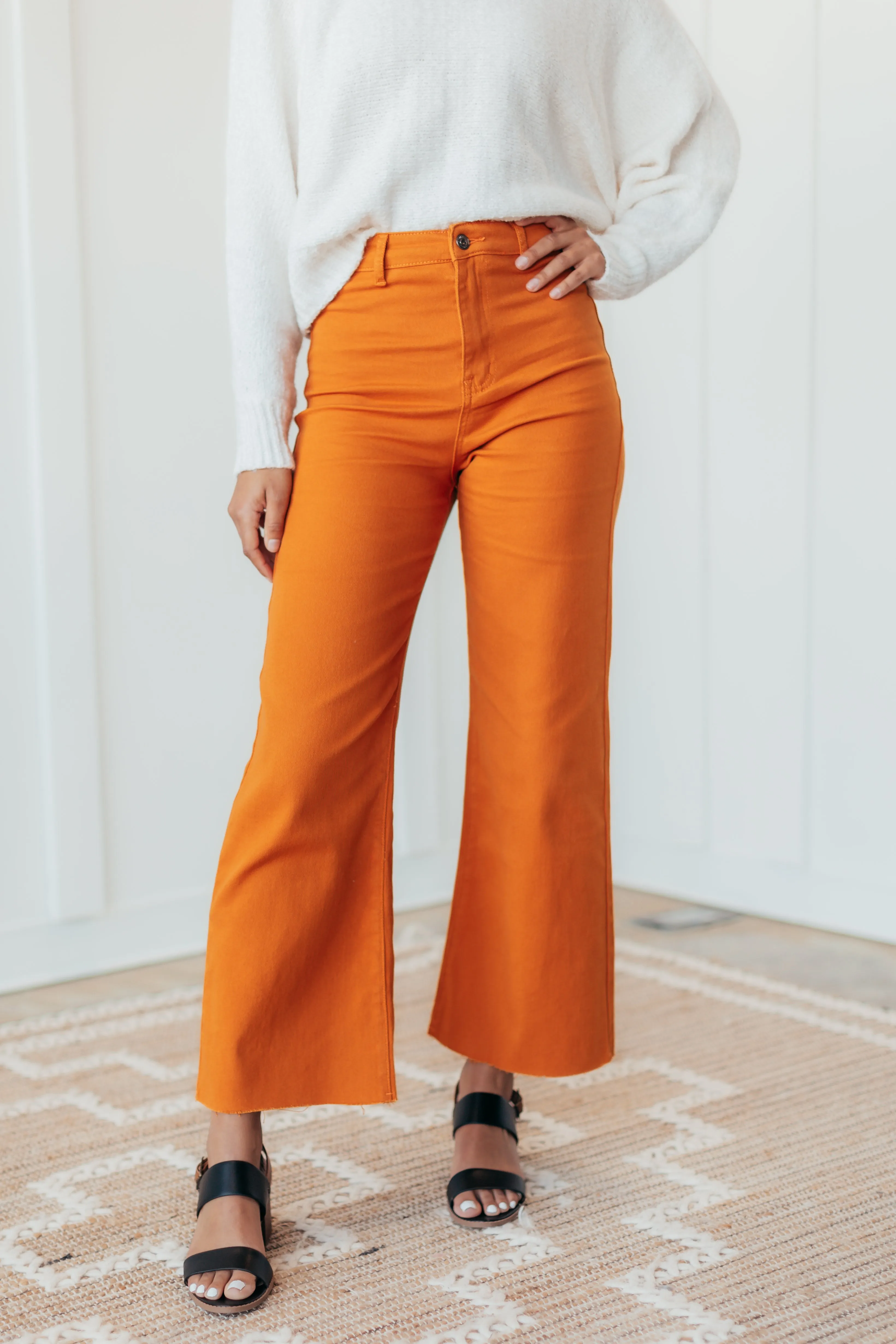 Annie High Rise Wide Leg Jeans - 10 Colors