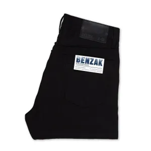 B-02 REGULAR STRAIGHT 13 oz. black slub selvedge