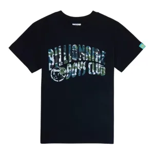 Billionaire Boys Club Kids Camo Arch Logo Black T-Shirt