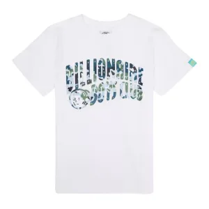 Billionaire Boys Club Kids Camo Arch Logo White T-Shirt