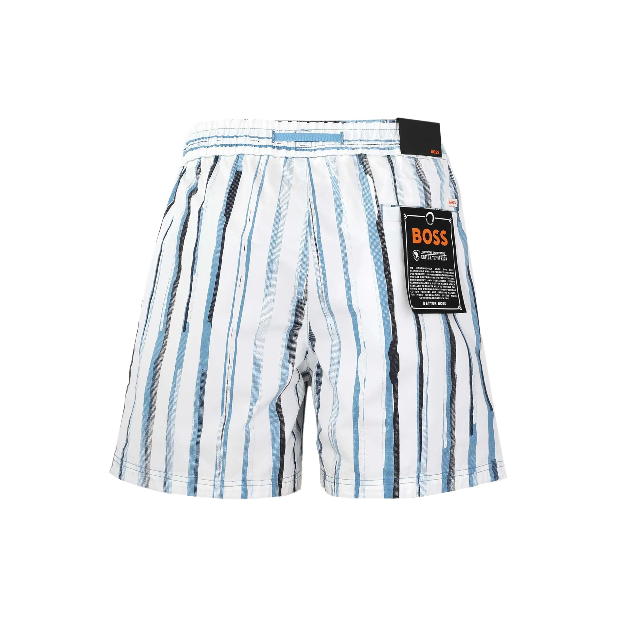 BOSS Sandrew 3 Shorts Short in White & Blue