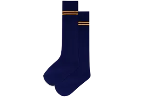 Boys 3/4 Striped Long Socks - Isikhum