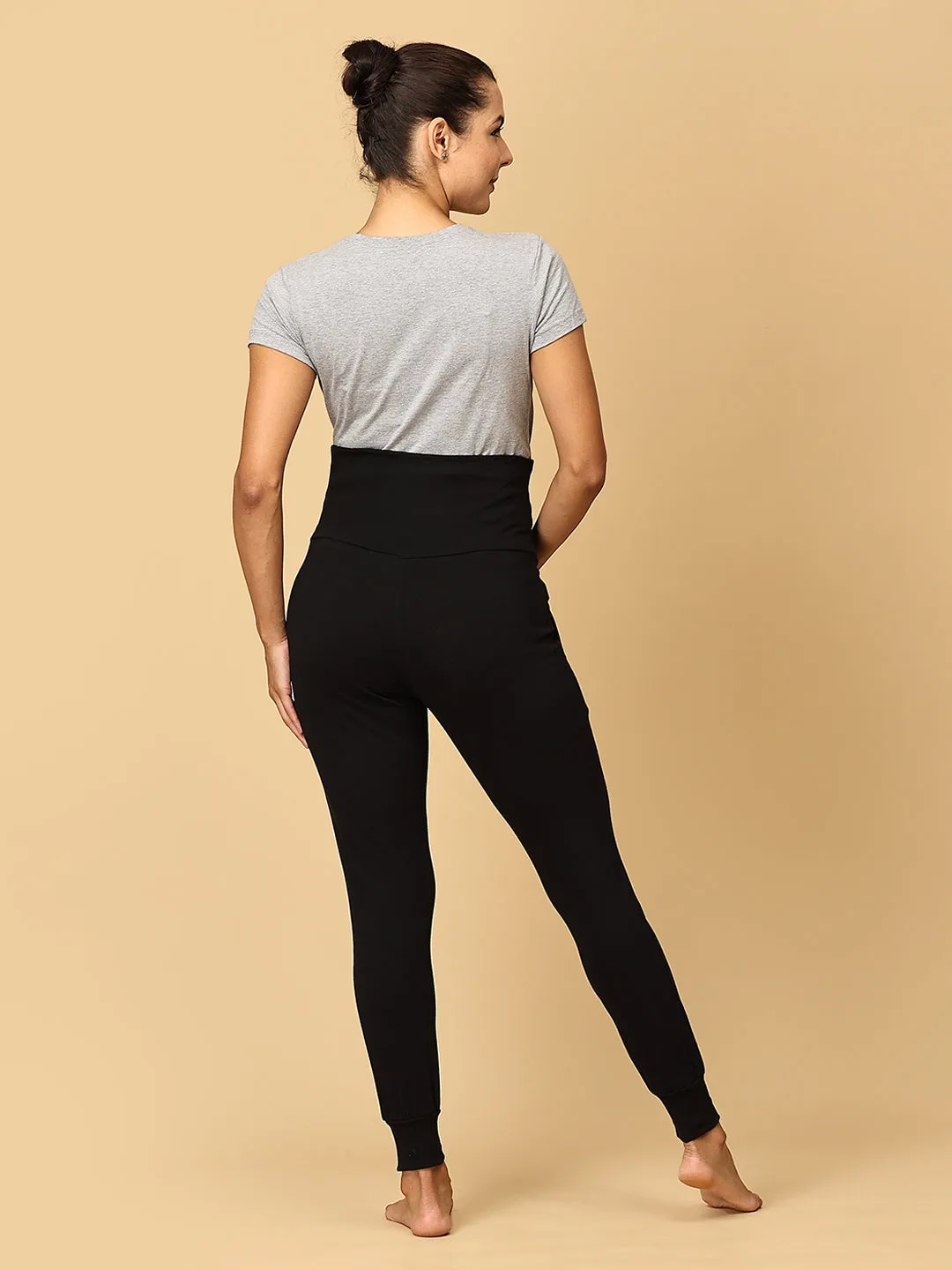 Combo Of Comfy Maternity Trackpants, Leggings & Joggers