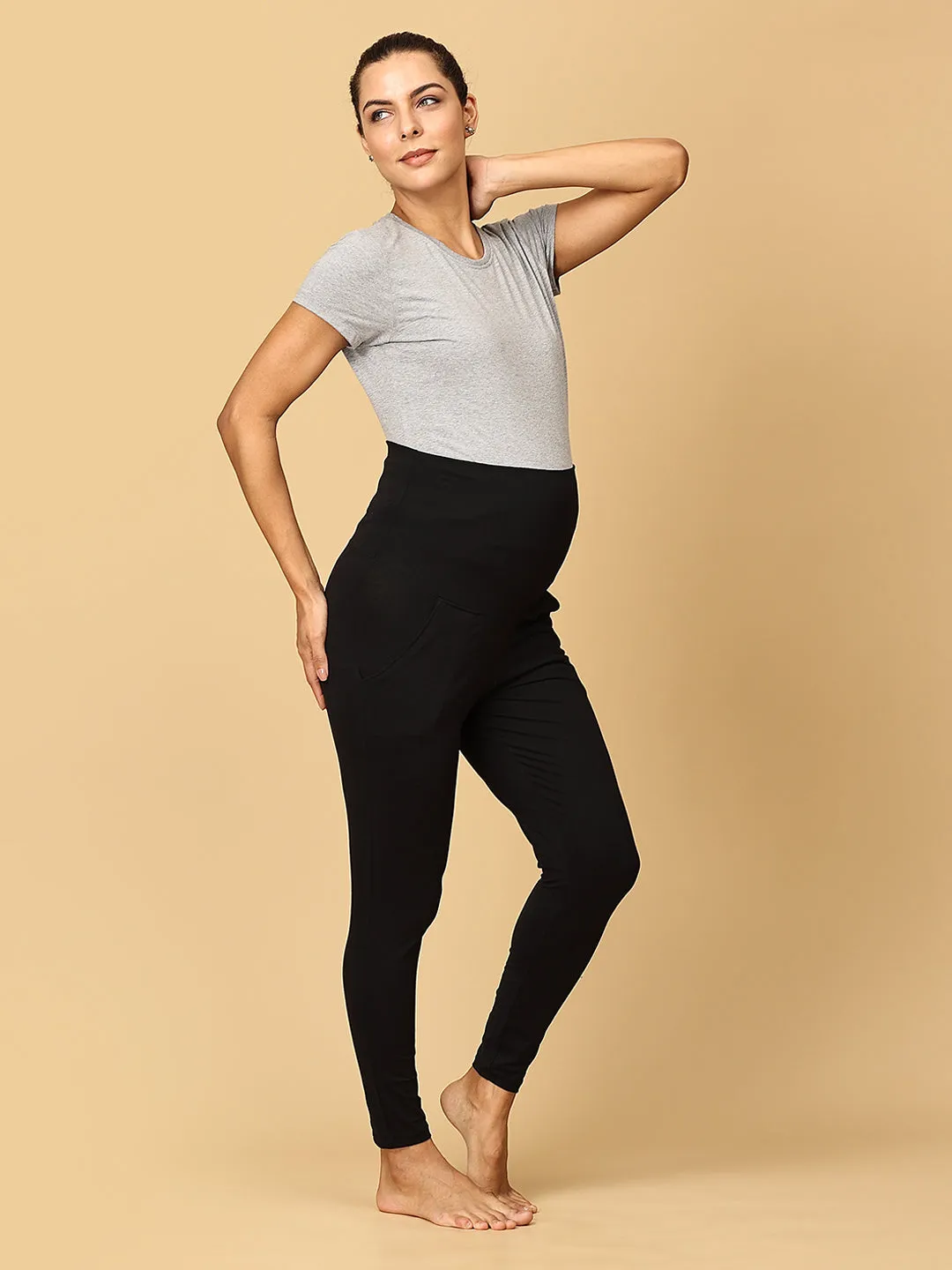 Comfy Maternity Leggings Combo of 3