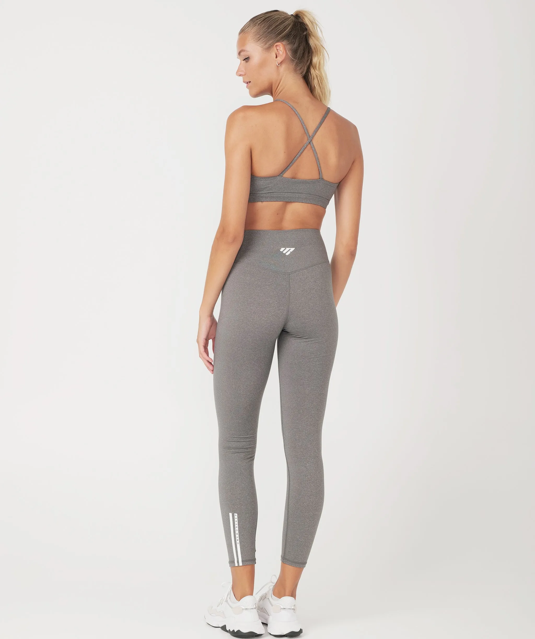 Core Strappy Sports Bra Grey