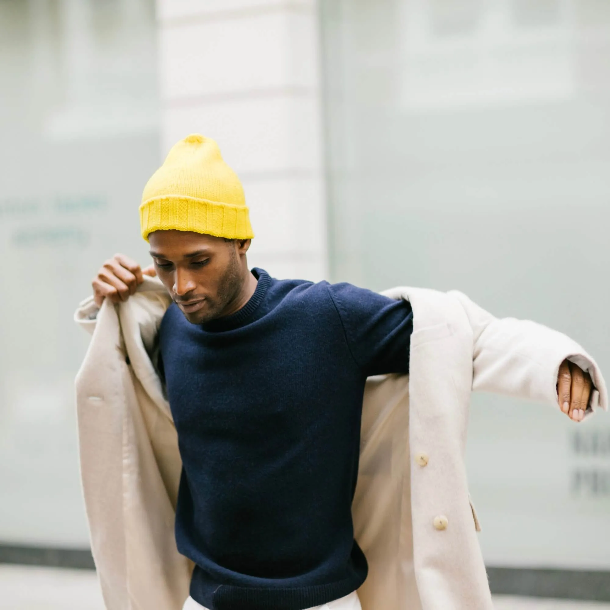 Crewneck Jumper in Navy