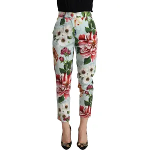 Dolce & Gabbana Elevate Your Chic with Floral Tapered Pants