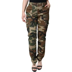 Dolce & Gabbana Multicolor Camouflage Cargo Pants