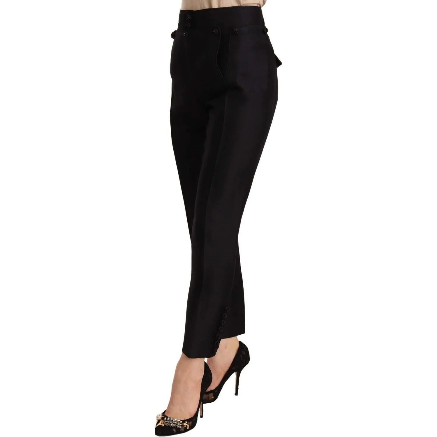 Dsquared² Chic High-Waist Cropped Trousers