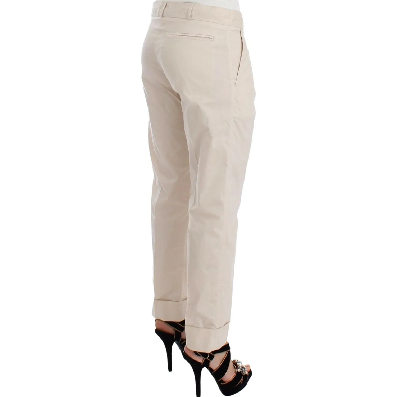 Ermanno Scervino Chic Beige Chino Pants - Elegance Redefined