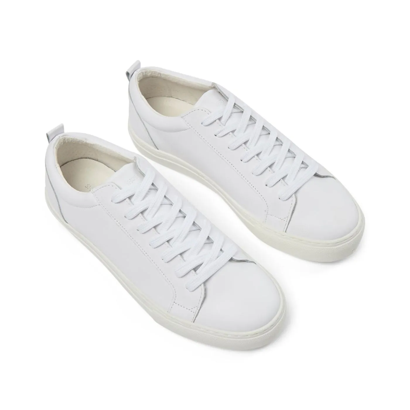 Ethan sneaker leather - WHITE