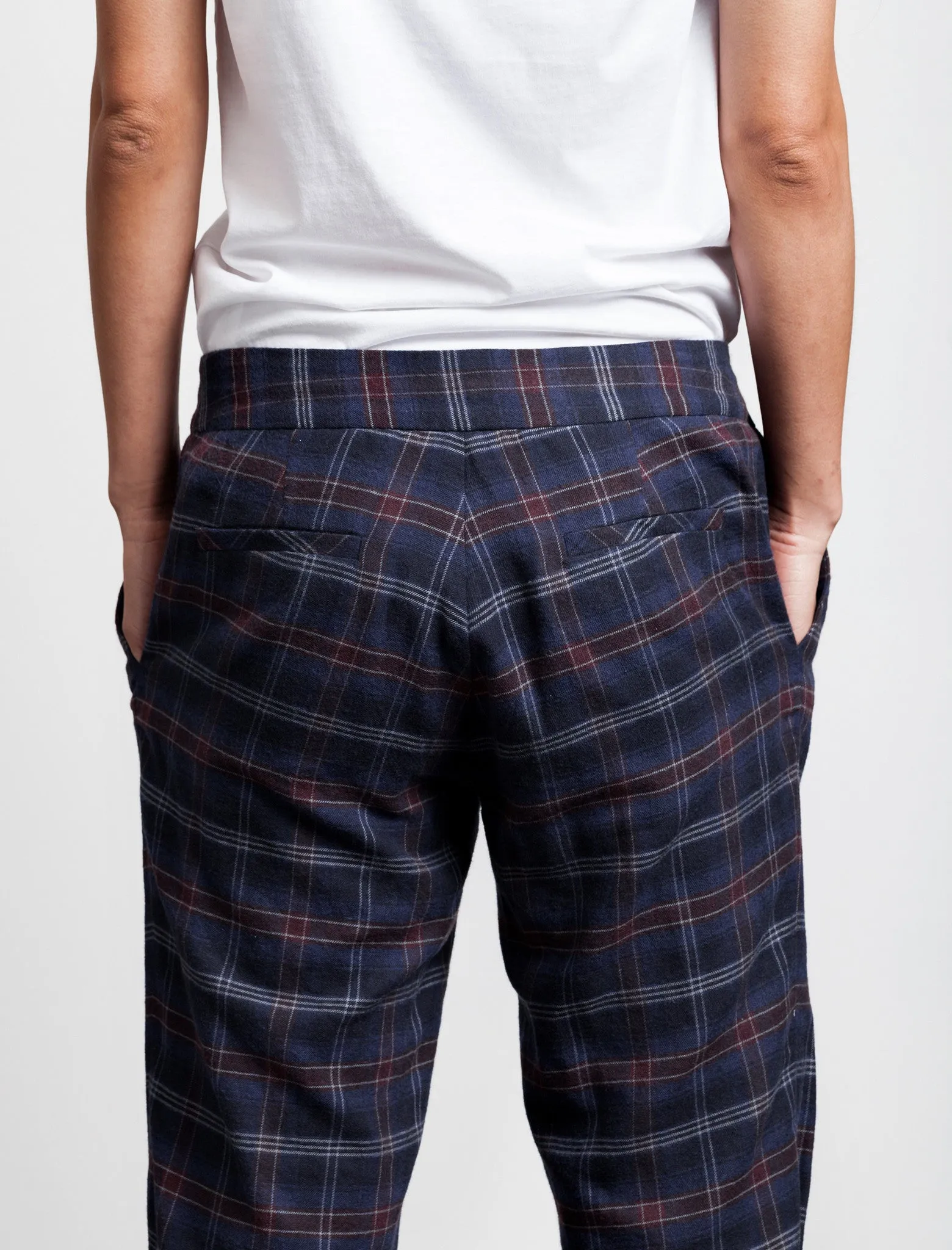 Flannel Side Zip Pant