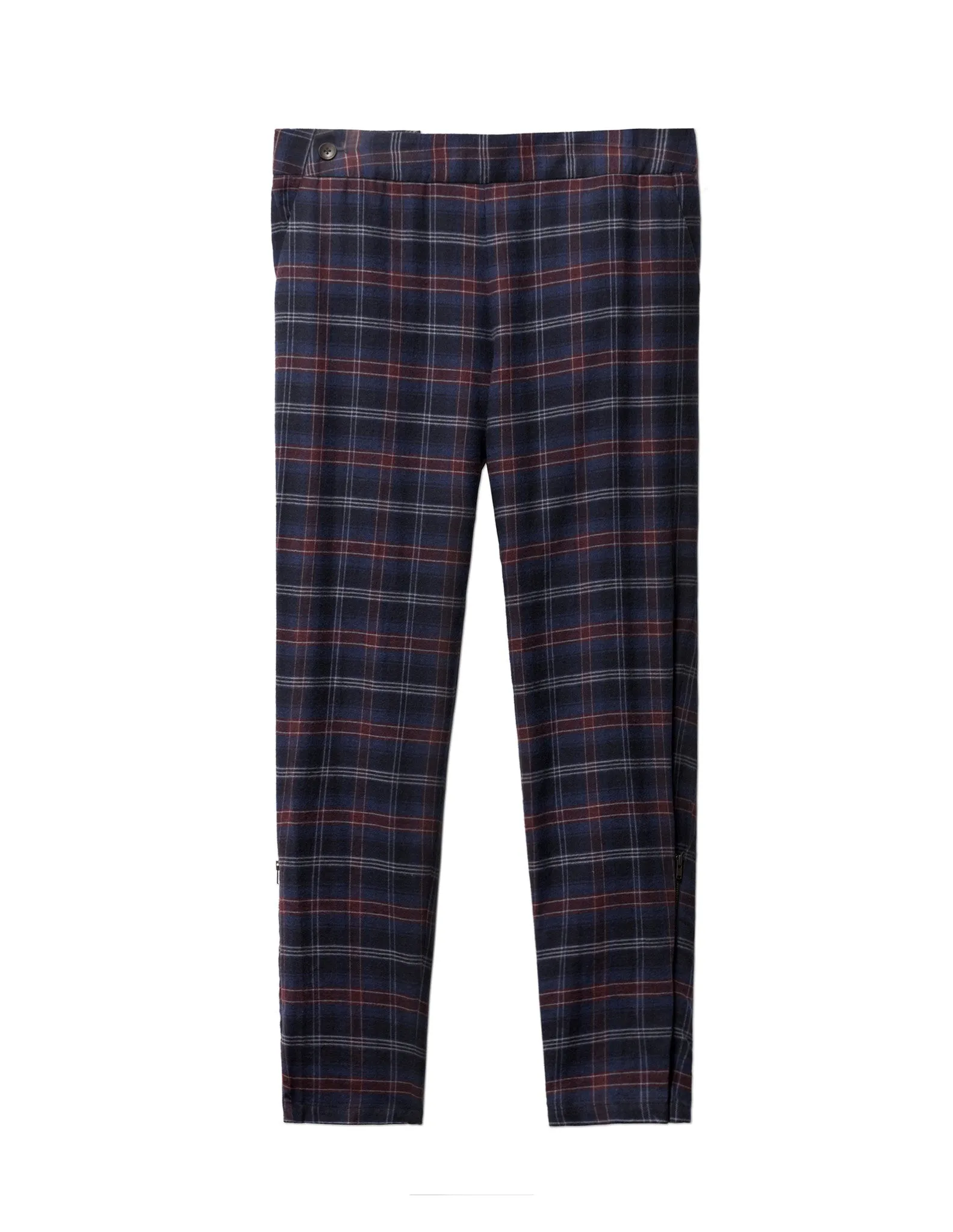 Flannel Side Zip Pant