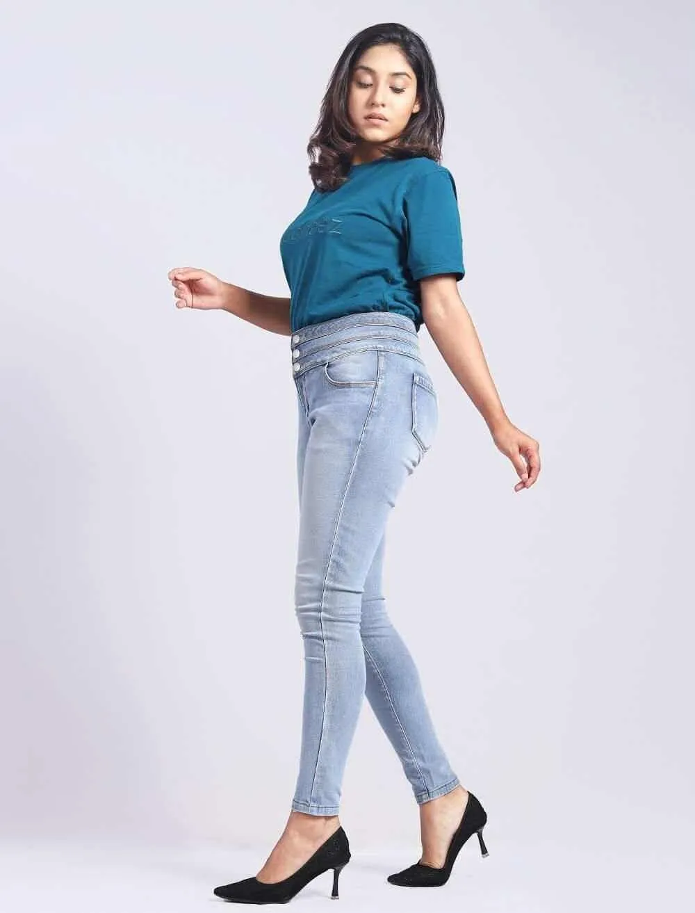 High Waist Skinny Denim