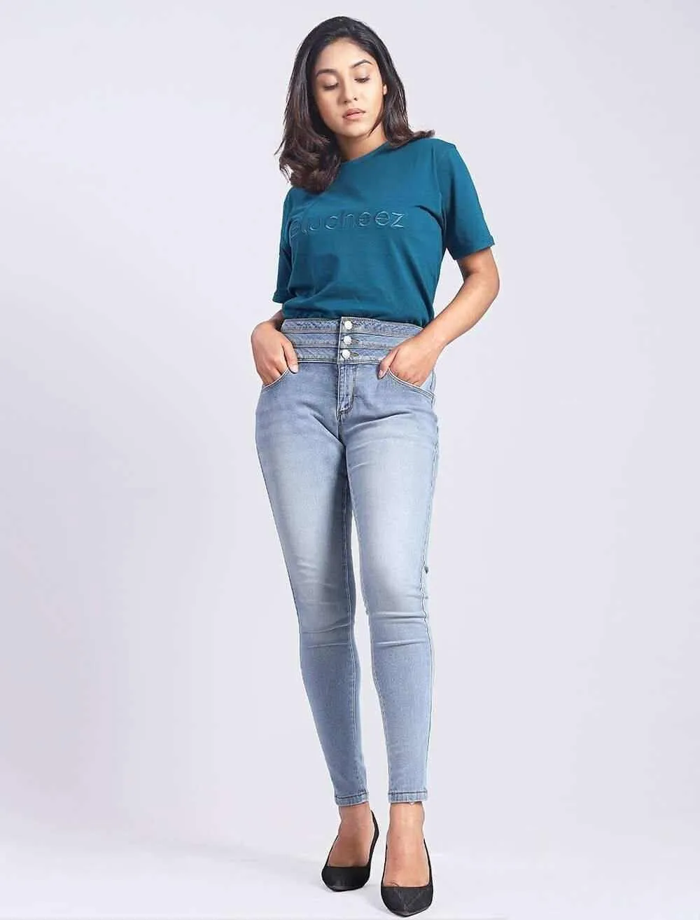 High Waist Skinny Denim