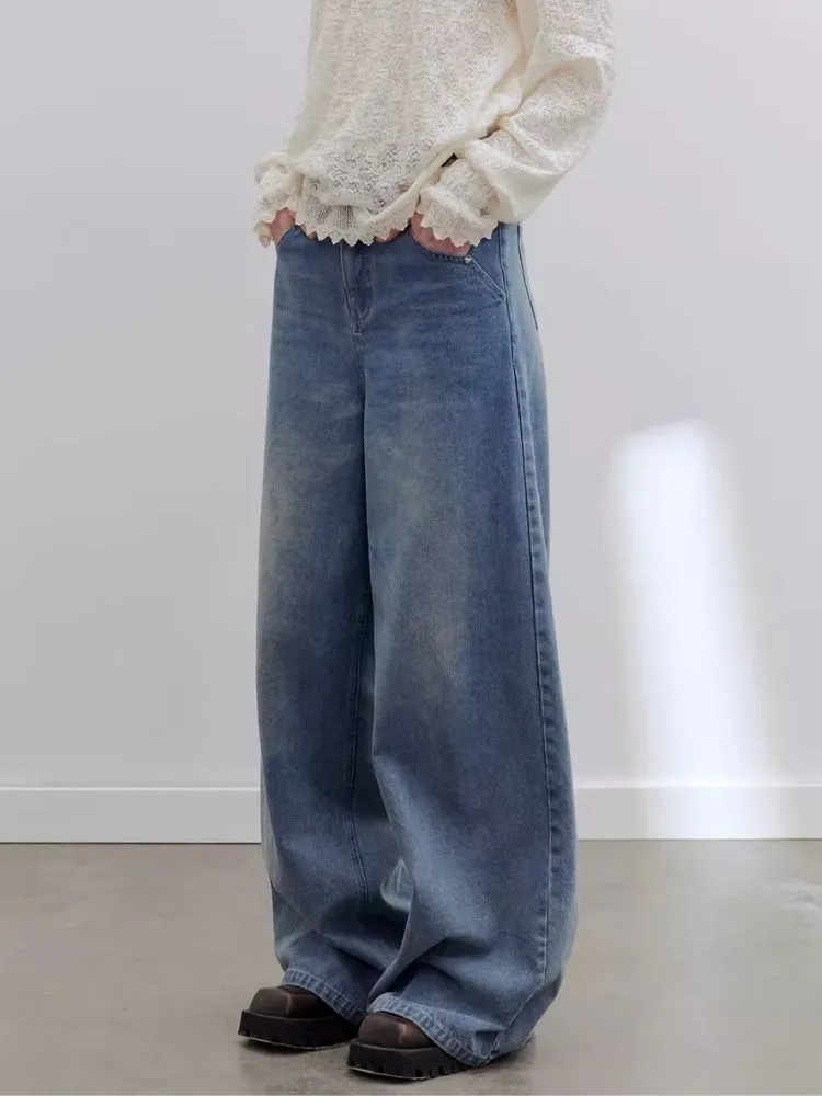 High-waisted wide-leg jeans【s0000006196】