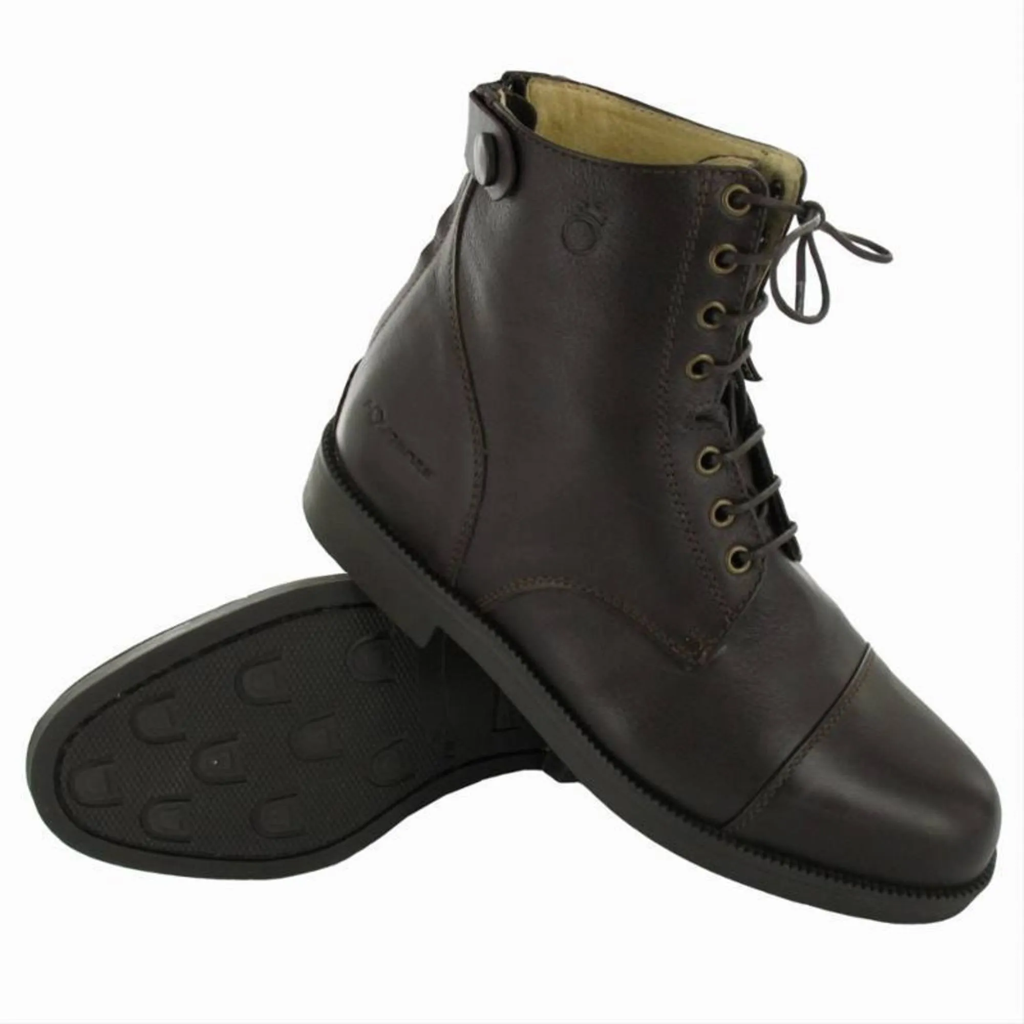 Horse Riding Jodhpur Boots Paddock Adult Lace-Up