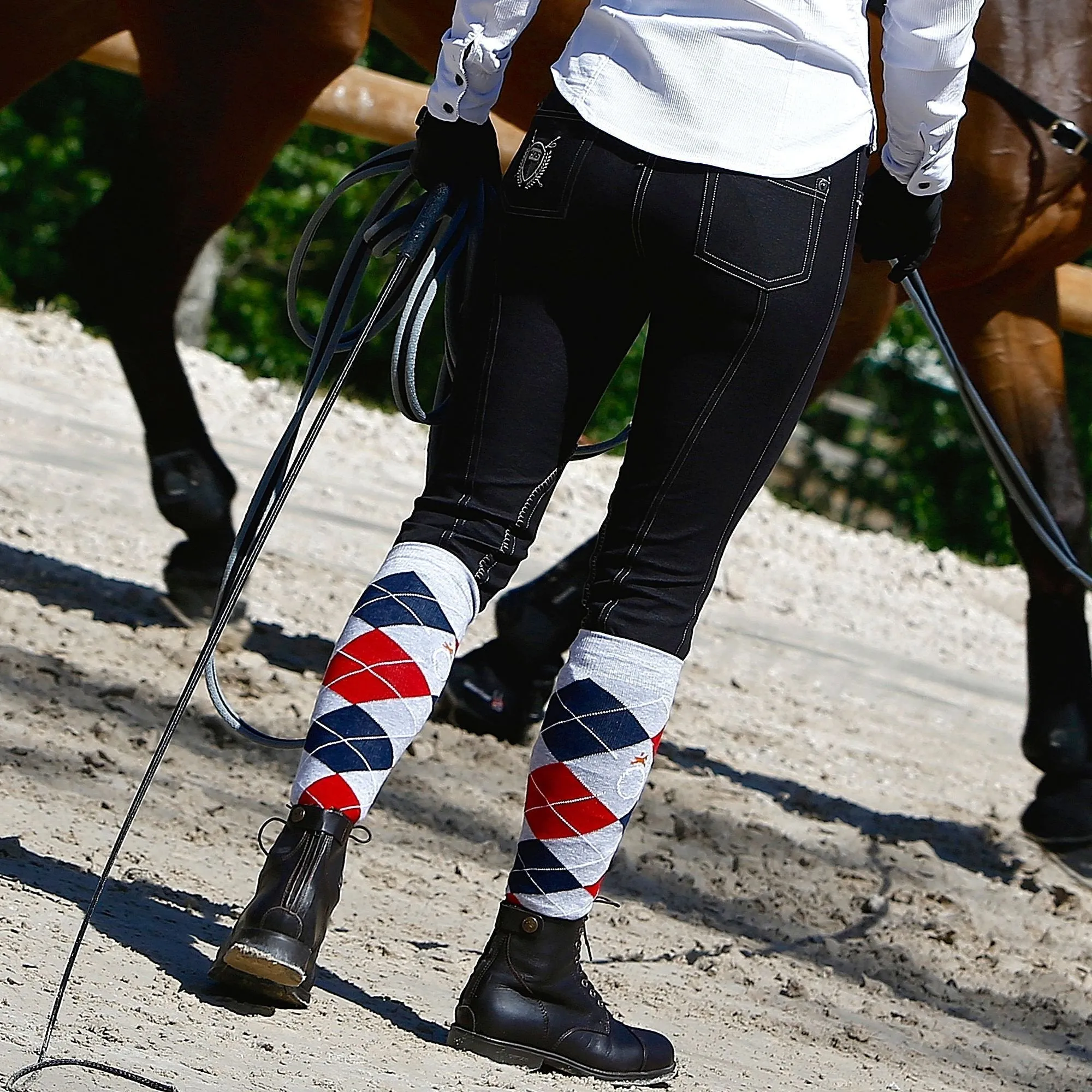 Horse Riding Jodhpur Boots Paddock Adult Lace-Up