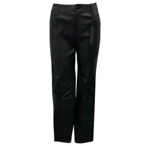 J Brand Black Super Skinny Leather Cargo Pants