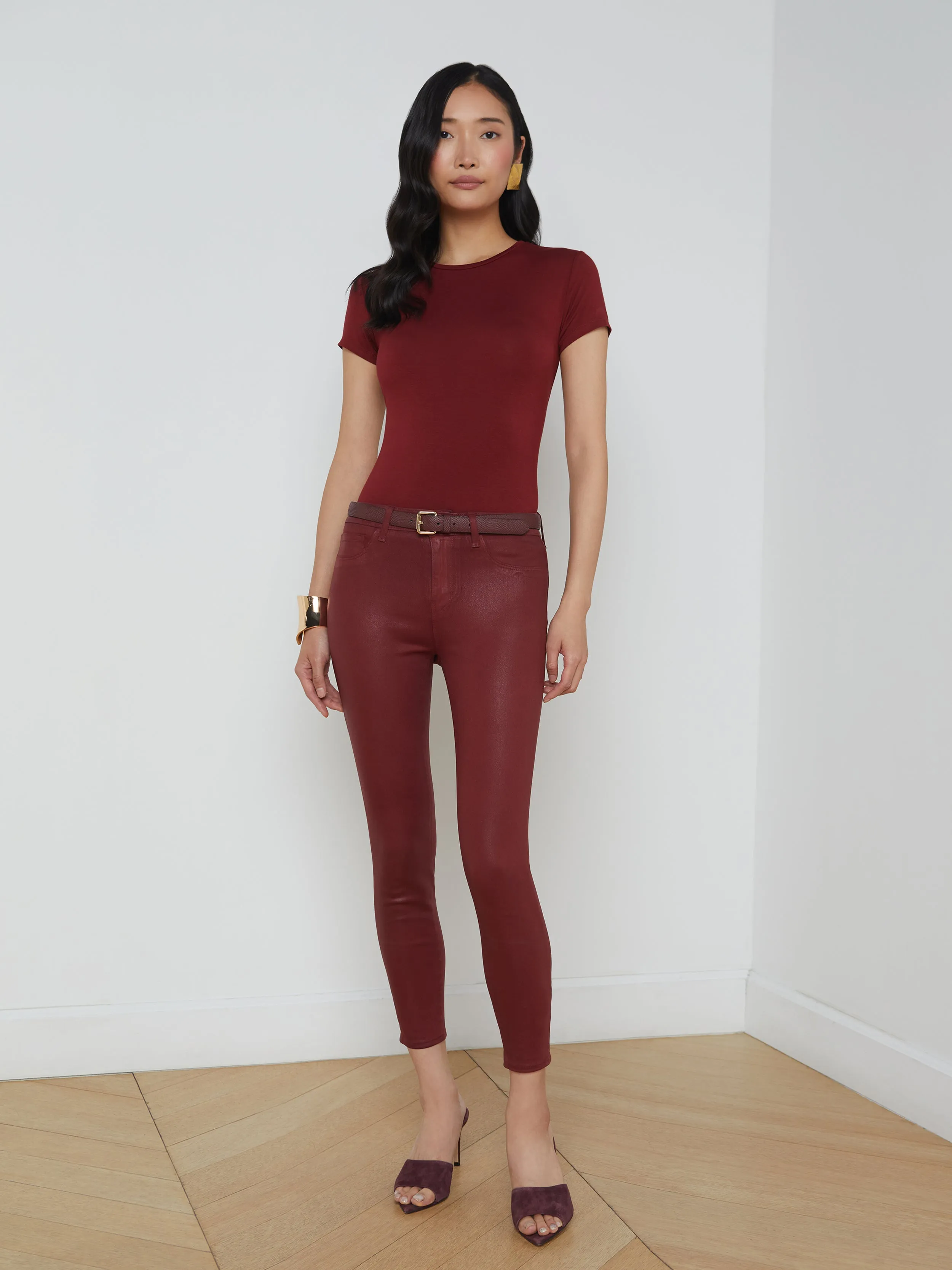 Margot Coated Skinny Jean