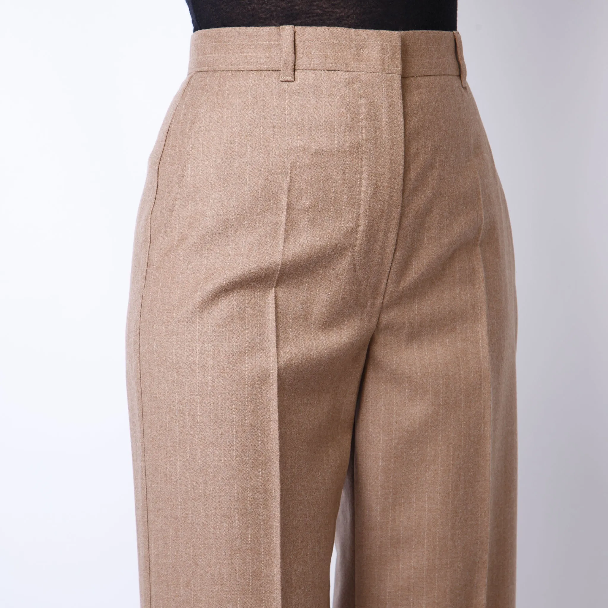 MAX MARA STUDIO TROUSERS 2426136072600 009 BEIGE