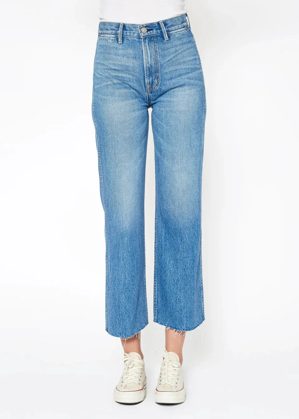 Noend Denim - Queen High Rise Crop Wide Leg | Lawrence