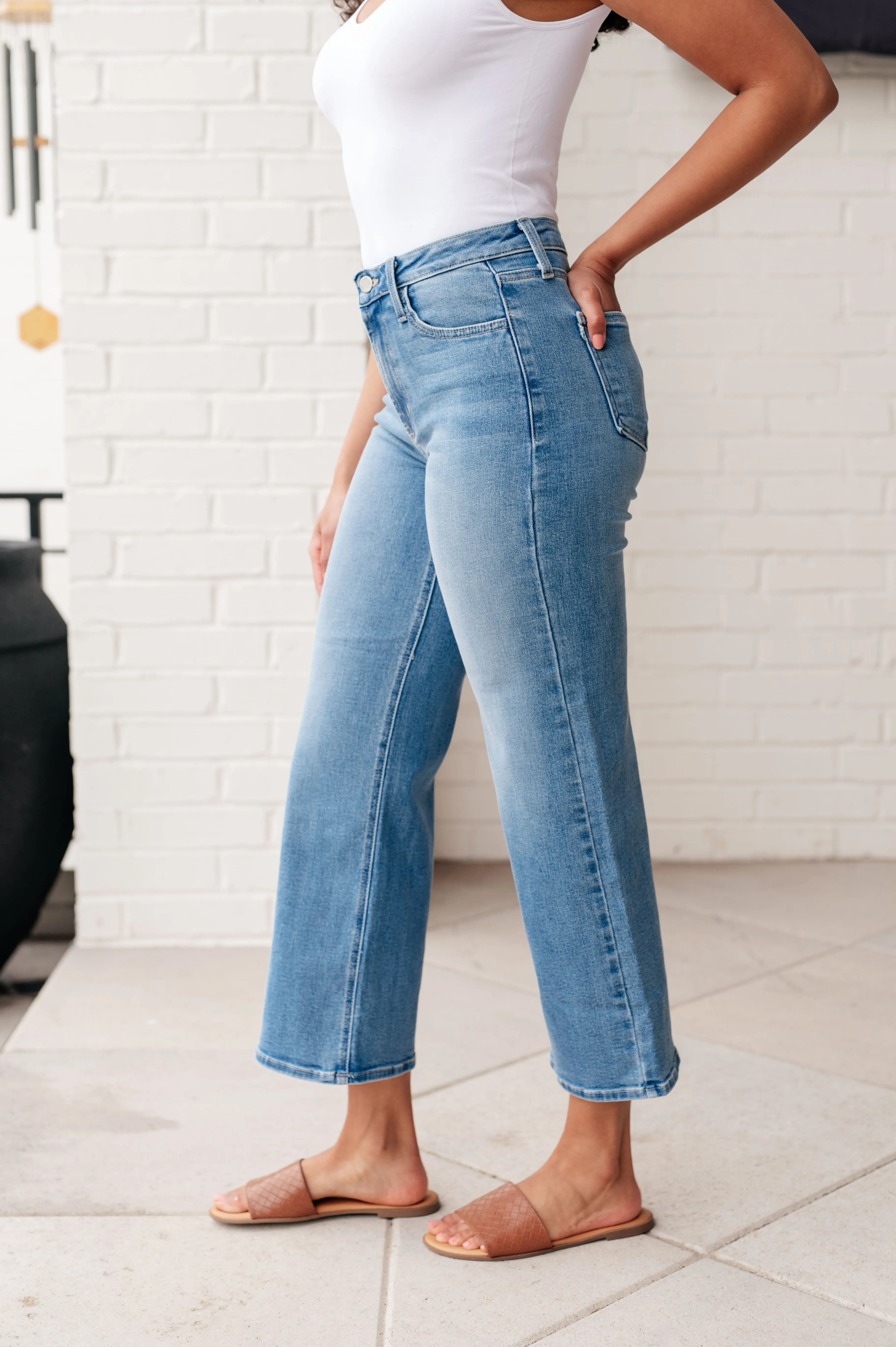 PREORDER: High Rise Wide Leg Jeans in Three Colors