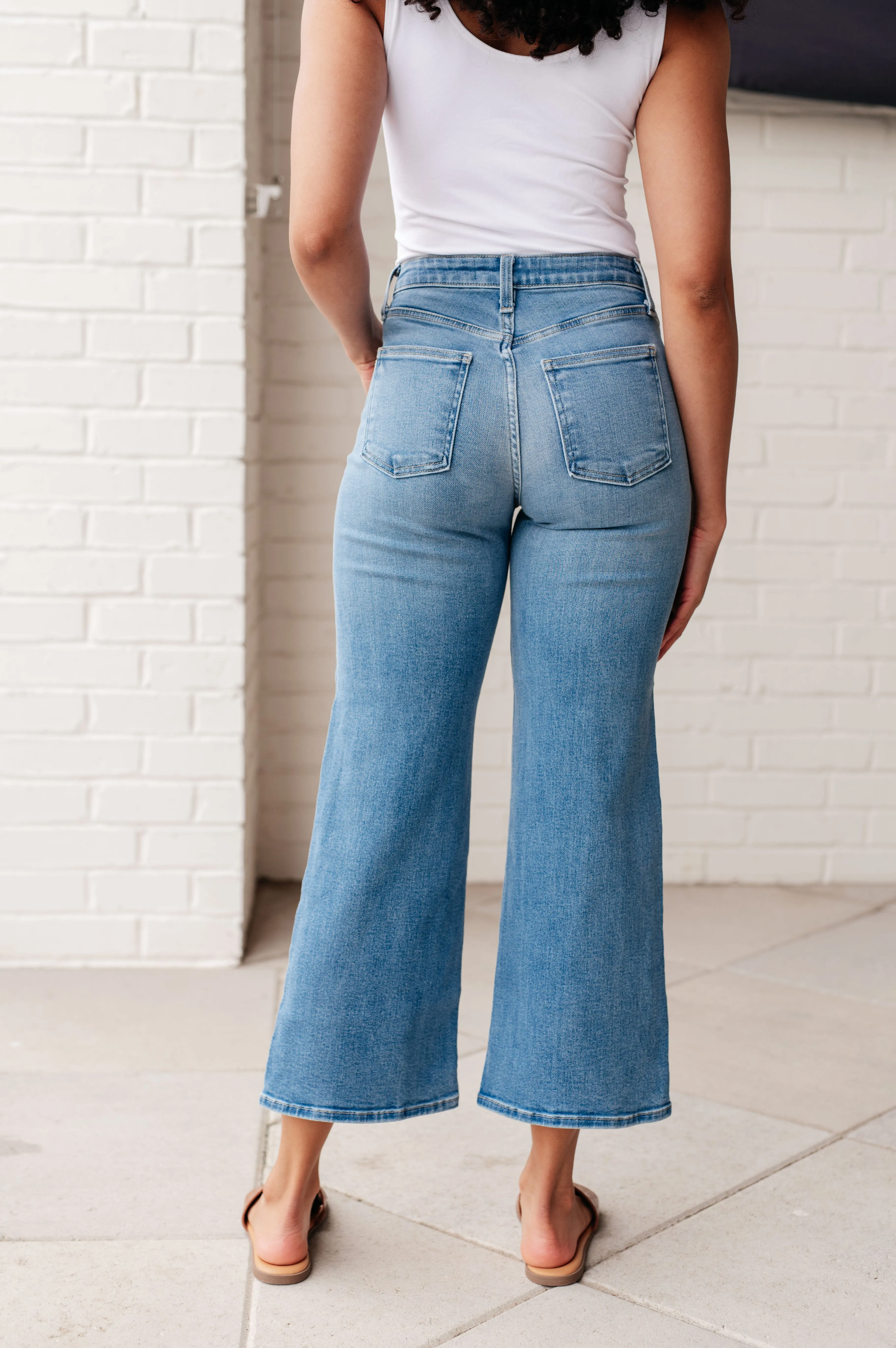 PREORDER: High Rise Wide Leg Jeans in Three Colors