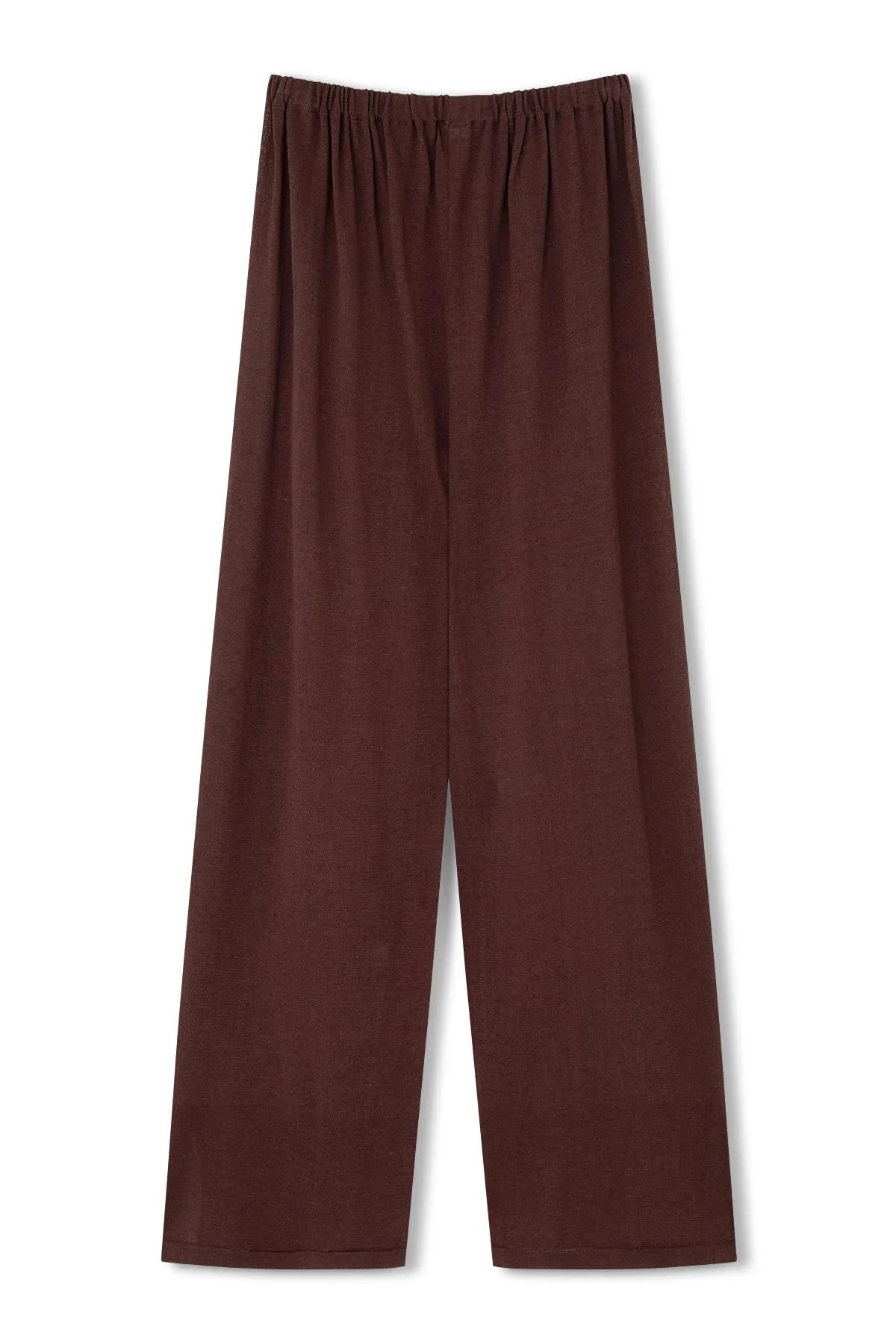 Relaxed Knit Pant - Currant