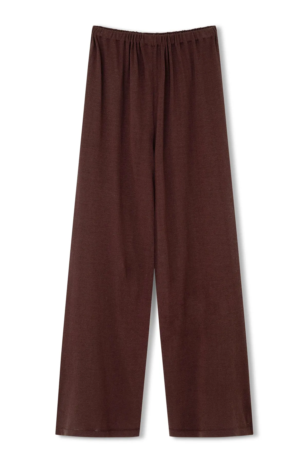 Relaxed Knit Pant - Currant