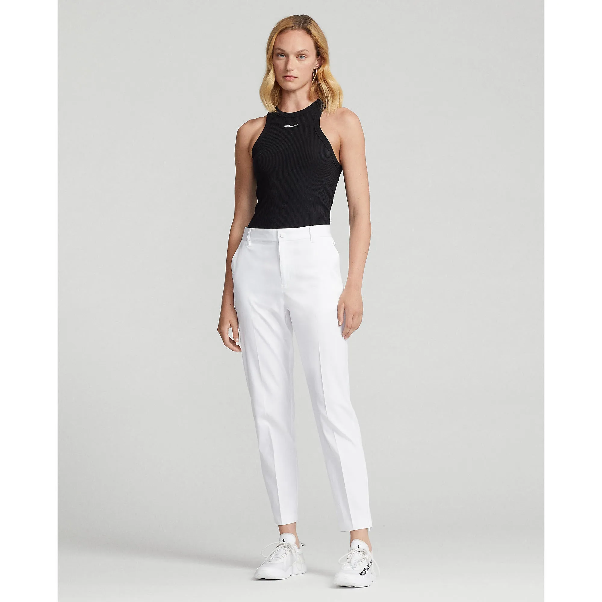 RLX Ralph Lauren Women's 5 Pocket Power-Stretch Golf Pants - Pure White