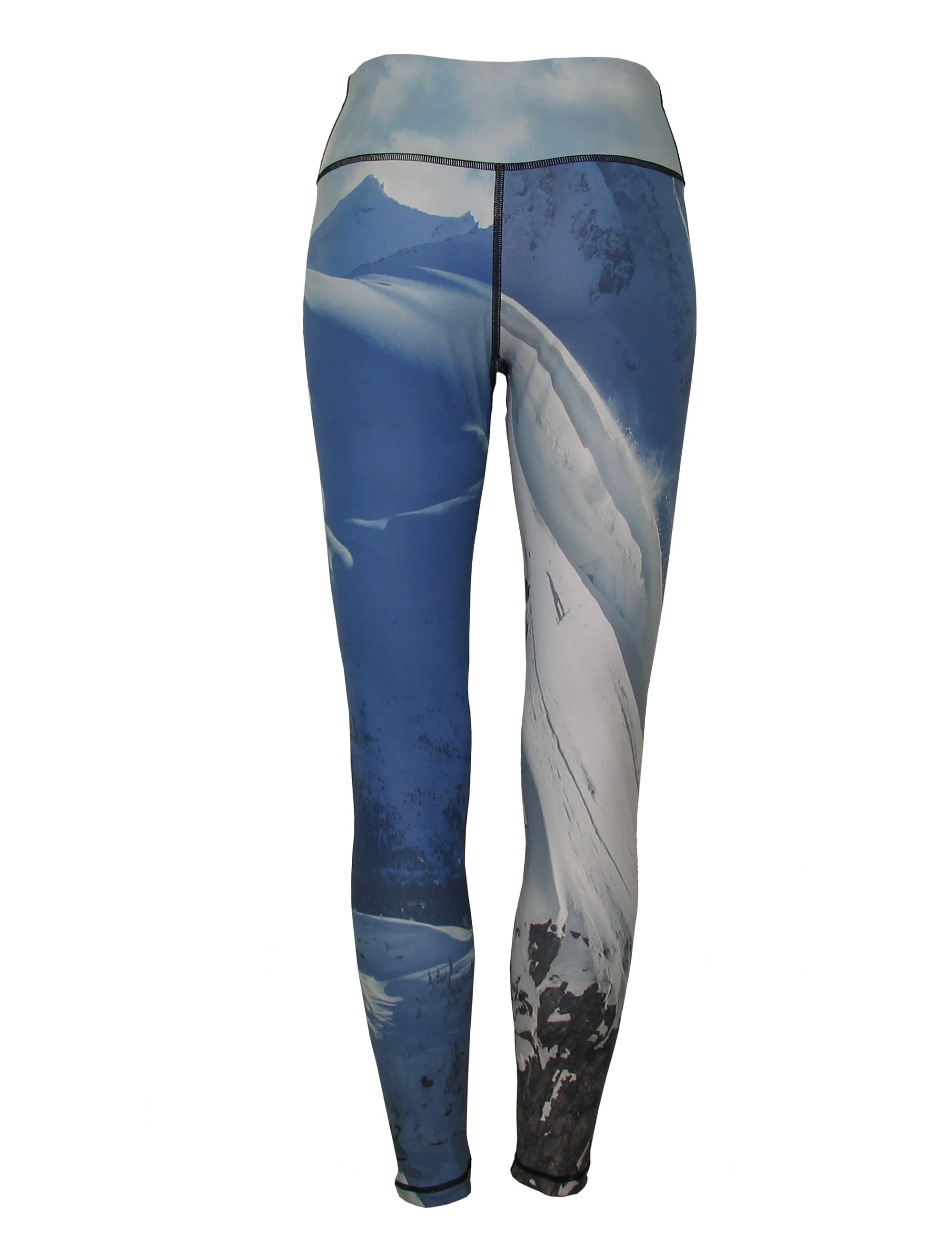 Snowboarder#2 Mountain Print Patterned All Sport Leggings