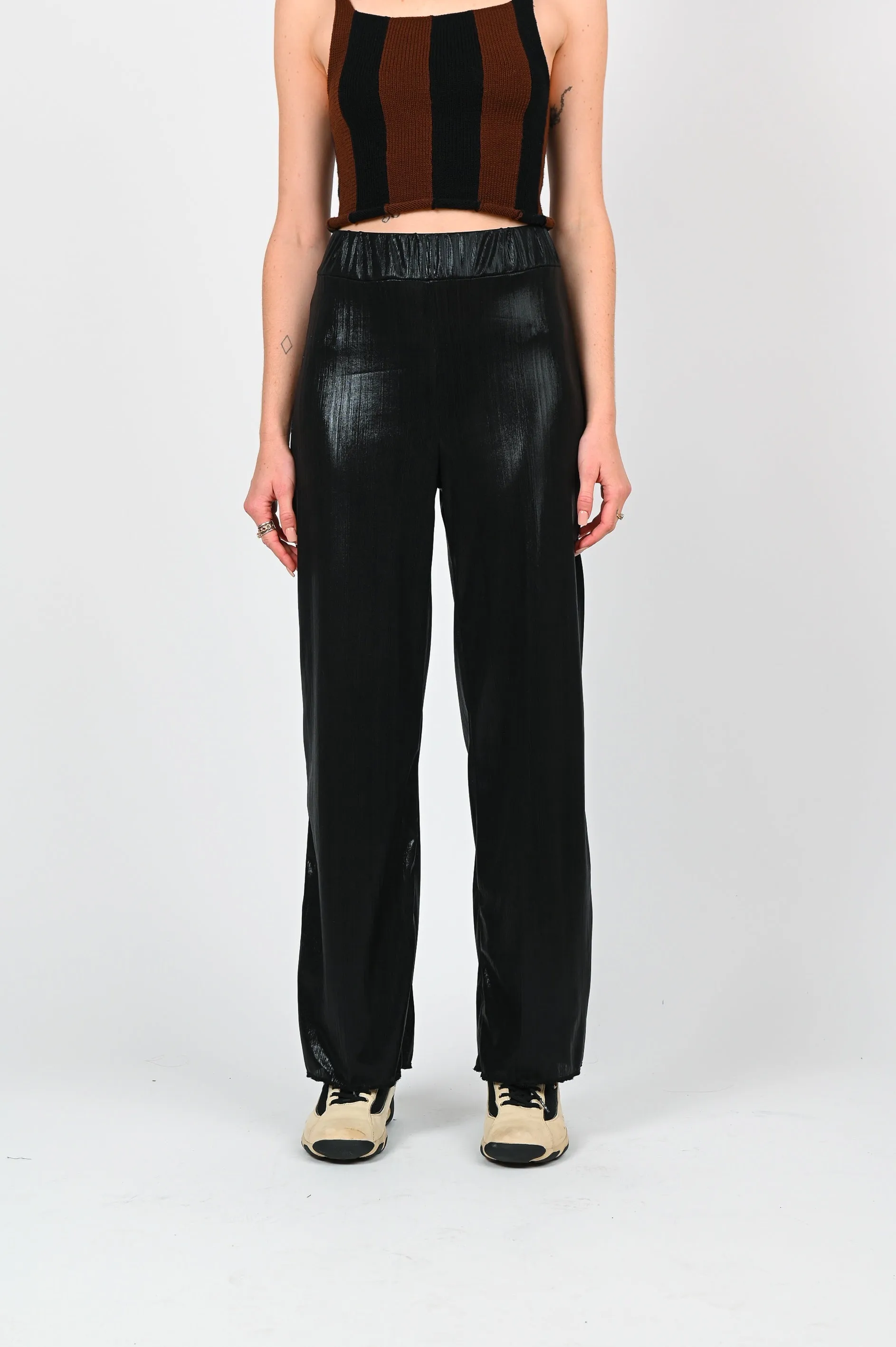 Sorrentino 'Liquified Lamé' Knit Pants