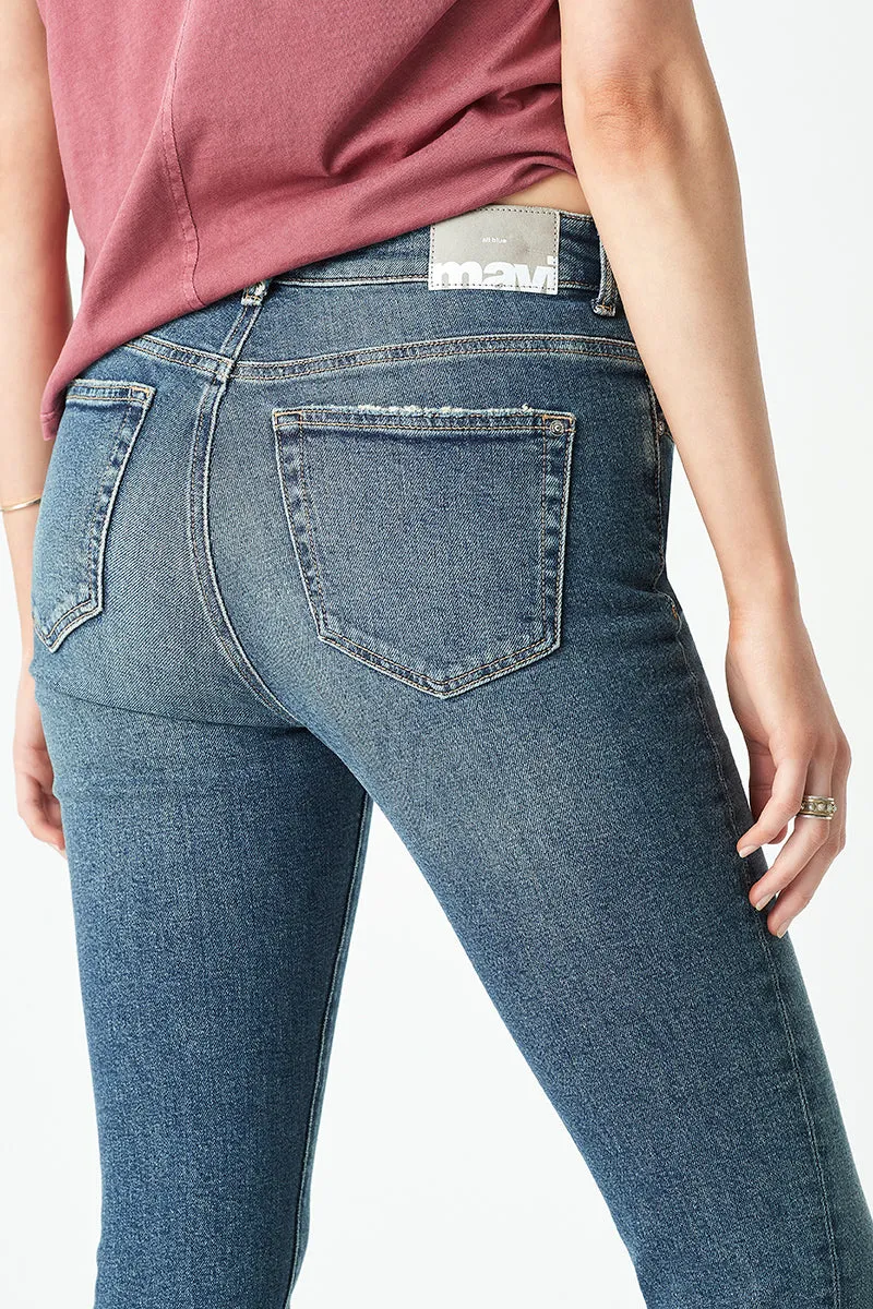 Tess Jeans - Mid Used Blue Denim