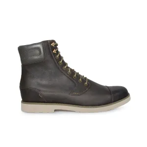 Teva Durban Tall Leather Dark Olive Boots